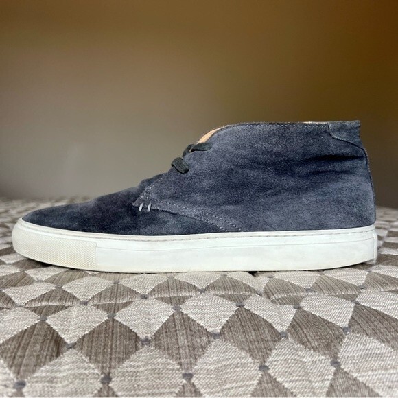 Greats Born In Brooklyn Royale Gray Suede Lace Up Chukka Boots Shoes Men's 10 - Picture 3 of 14